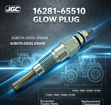 Свеча накаливания 16281-65510 для дизельного двигателя Kubota V1505 D905 D1005 D1105, запасные части для экскаватора и трактора