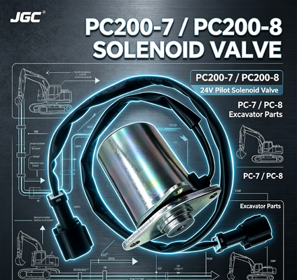 PC-7 PC-8 Части экскаватора для PC200-7 PC200-8 Соленоидный клапан Пилотный соленоидный клапан 24В