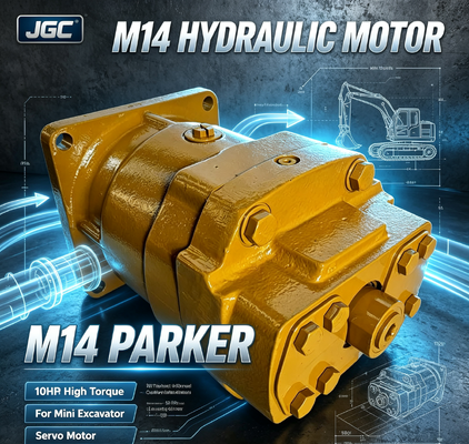M14 паркер сервомотор 10hp высокий крутящий момент гидравлический мотор для мини-экскаватора