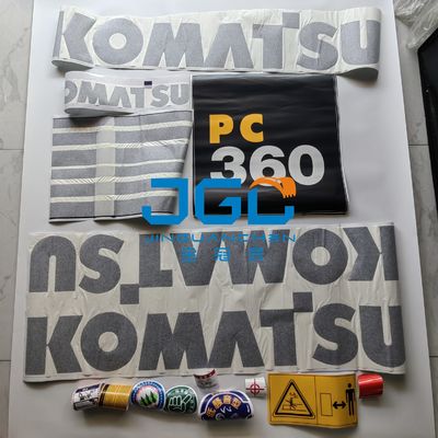 Внешний стикер экскаватора частей запасной части PC360 экскаватора стикера тела