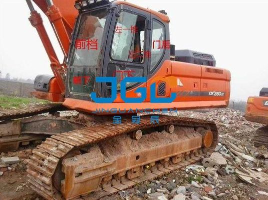 Лобовое стекло кабины крана экскаватора ДХ215-7 215-9 80Г переднее за более низкой дверью