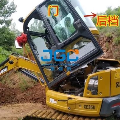 Экскаватор XE35U Стеклянный передний редуктор Передняя нижняя дверь Стеклянный задний редуктор Правая тяга Световой люк