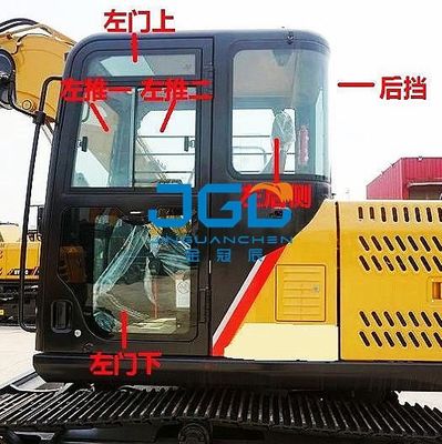 75C 95C 75Pro Экскаватор Переднее лобовое стекло Раздвижное окно Задняя сторона Изгибание заднего просвета Верхнее стекло