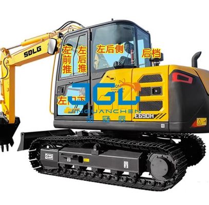 E690H/635/655/675/685 Ветровое стекло экскаватора Задний боковой изгиб правого рычага Люк в крыше
