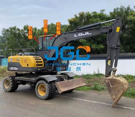 670BM 680 690 Стекло переднего лобового стекла экскаватора стеклянное сползая оконное стекло