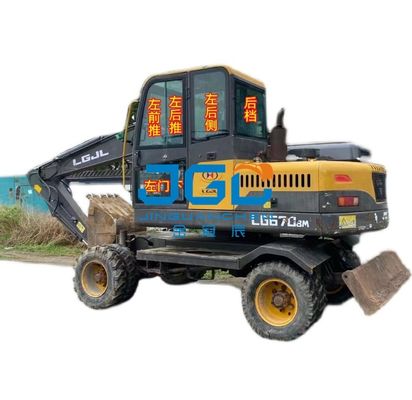670BM 680 690 Стекло переднего лобового стекла экскаватора стеклянное сползая оконное стекло