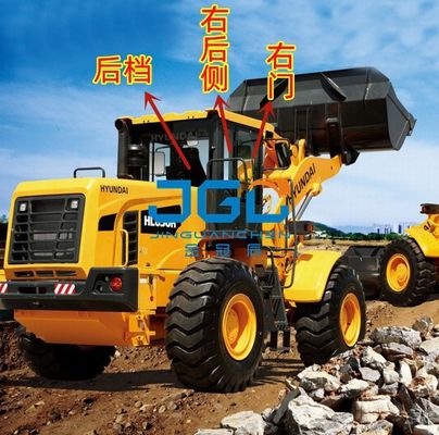 HL850K 850KS Передняя ветровая шестерня погрузчика Левая дверь Верхняя и нижняя задняя боковая задняя шестерня Закаленное стекло