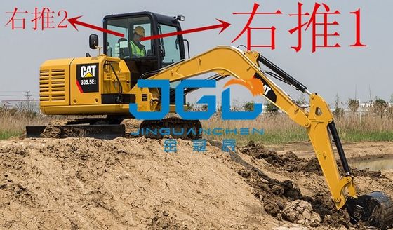 E305.5E2 306E2 вышло и правое лобовое стекло окна в крыше окна экскаватора спереди и сзади