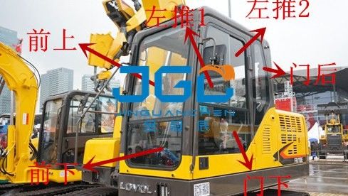 FR200E 220E 170E 130 260E экскаватор передние и задние двери и окна, левое и правое стекло