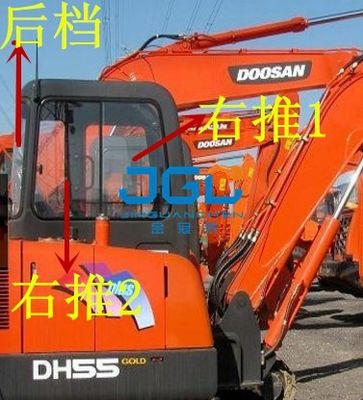 DH55GOLD экскаватор стеклянные двери и окна сверху и снизу левое и правое переднее и заднее ветровое стекло