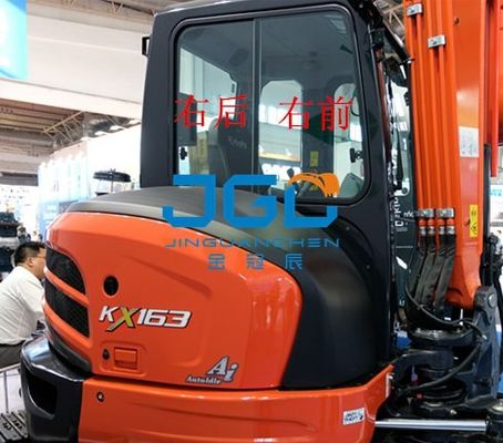KX163-5 экскаватор передняя шина задний экран левая и правая двери и окна лобовое стекло