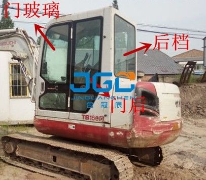 TB160C 170 175 экскаватор Переднее и заднее ветровое стекло, левые и правые двери, верхнее и нижнее ветровое стекло