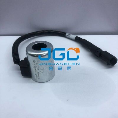 Пилотная катушка 12v 24v клапана соленоида замка безопасности на аксессуар 1019 экскаватора XE135 XE150 XE215 XE245 XE305