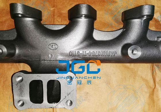 6D107 Части дизельных двигателей Короткий выхлопный манифолд 6754-11-5110