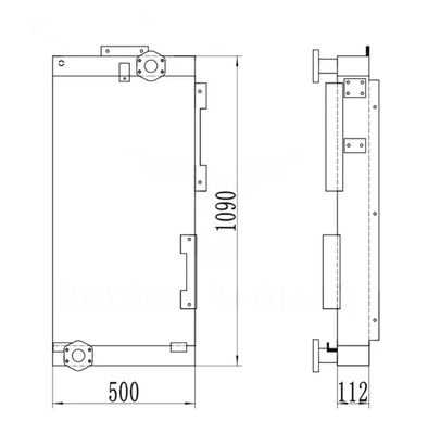 R210LC-9 R210NLC-9 R250LC-9 R210W-9 R215-9 Нефтяной охладитель 11Q6-40640 Для экскаватора