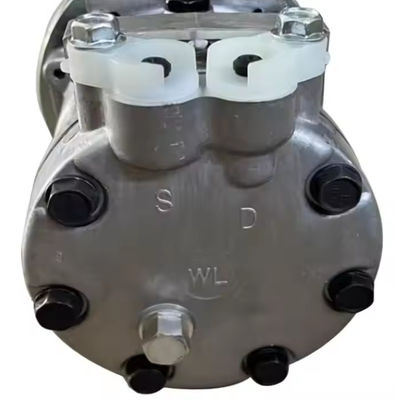 Компрессор кондиционирования воздуха YX91V00002F2 Для экскаватора SK135SR SK200SR SD7H13 Двигатель 24V