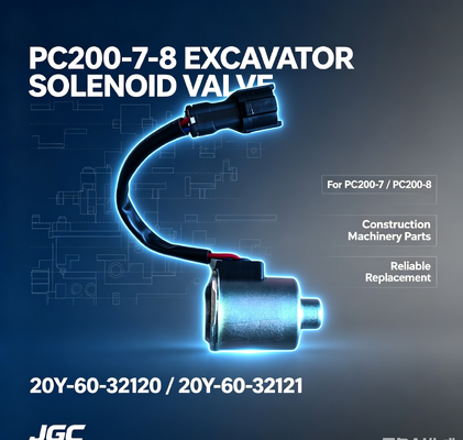 20Y-60-32120 20Y-60-32121 Запчасти для строительной техники Клапан-соленоид экскаватора PC200-7-8