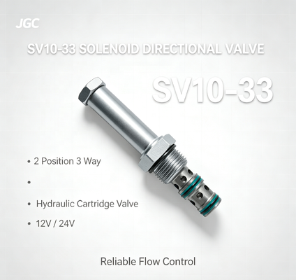 SV10-33 Соленоидный пропорциональный клапан 2-позиционный 3-ходовой гидравлический соленоидный картриджный клапан 12В 24В