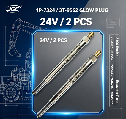 1P-7324 3T-9562 24V Световой розетка 2 PCS 3306 Двигатель SONOCMP Дизельный световой розетка для PK-98 3T9562 3S9624 7M1634 9H4577 Части экскаватора