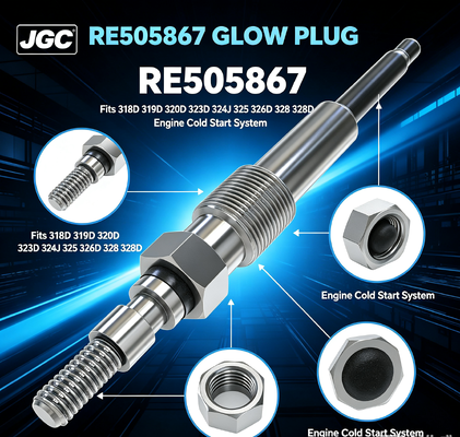 318D 319D 320D 323D 324J 325 326D 328 328D Свеча накаливания RE505867 подходит для . Запчасти для двигателей техники