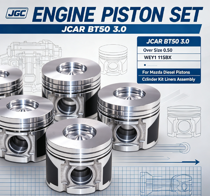 JCAR BT50 3.0 сверхразмер 0.50 WEY1 11SBX Сборка для Mazda Дизельных поршней Цилиндровой комплект Линеровщики Моторный поршневый комплект