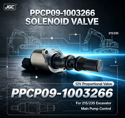 PPCP09-1003266 Пропорциональный соленоидный клапан высокопрочной стали 12 В для главного насоса экскаватора 215/235