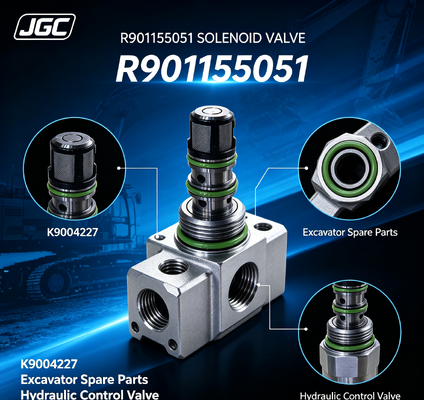 R901155051 Запчасти экскаватора экскаватор соленоидный клапан K9004227 R901155051