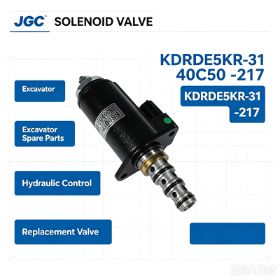 Клапан электромагнитный KDRDE5KR-31 40C50 -217, подходит для запасных частей экскаватора
