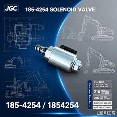 1854254 Горячая продажа Соленоидный клапан для экскаваторов 420D 420E 424D 430D 430E 432D 216 216B 226 226B 232 232B