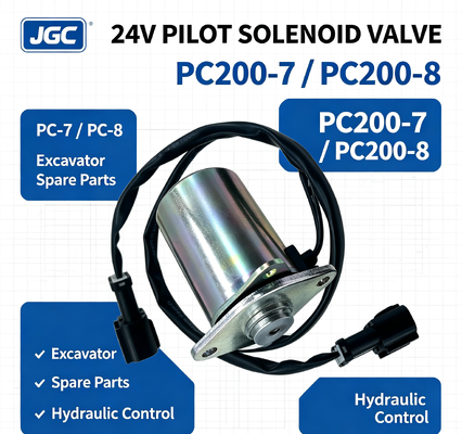 PC-7 PC-8 Части экскаватора для PC200-7 PC200-8 Соленоидный клапан Пилотный соленоидный клапан 24В