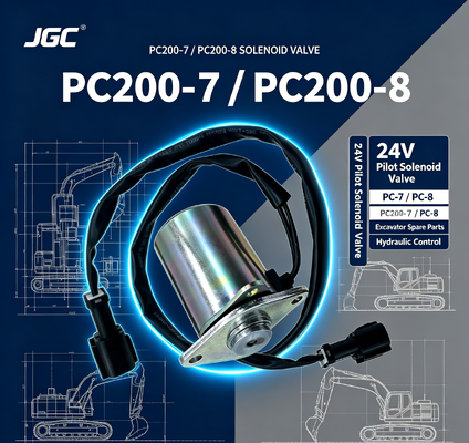PC-7 PC-8 Части экскаватора для PC200-7 PC200-8 Соленоидный клапан Пилотный соленоидный клапан 24В