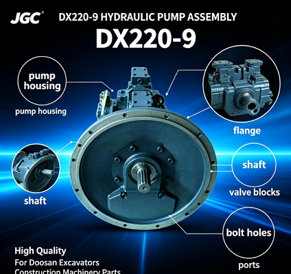 DX220-9 Высококачественный старый гидравлический насос для экскаваторов Doosan Части строительных машин
