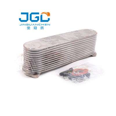 Intercooler частей двигателя дизеля ядра маслянного охладителя экскаватора H06C